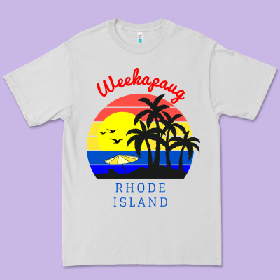 Weekapaug, Rhode Island Sunset Premium Tee Designed By Artisfamous