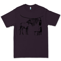 Plum Banksy Zebra Premium Tee - artisFamous