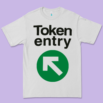 Token Entry Premium Tee Designed By Artisfamous