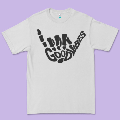Goodvibes Shaka Premium Tee Designed By Artisfamous