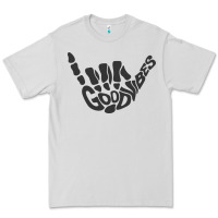 Dove Grey goodvibes shaka Premium Tee - artisFamous