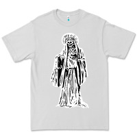 Dove Grey santa muerte blanca Premium Tee - artisFamous