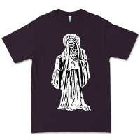 Plum santa muerte blanca Premium Tee - artisFamous
