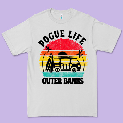 Car Pogue Life Outer Banks Premium Tee Designed By Artisfamous