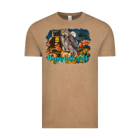 Vintage Coffee Happy Fall Y'all Owl Vintage Tee - LillyAllenDesigns