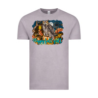 Vintage Zinc Happy Fall Y'all Owl Vintage Tee - LillyAllenDesigns