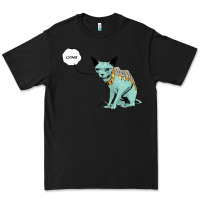 Black lying cat Premium Tee - artisFamous