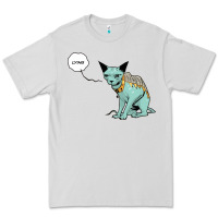 Dove Grey lying cat Premium Tee - artisFamous