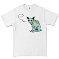 White lying cat Premium Tee - artisFamous