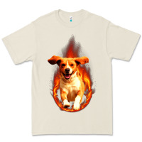 Bone Dog In Fire Premium Tee - artisFamous