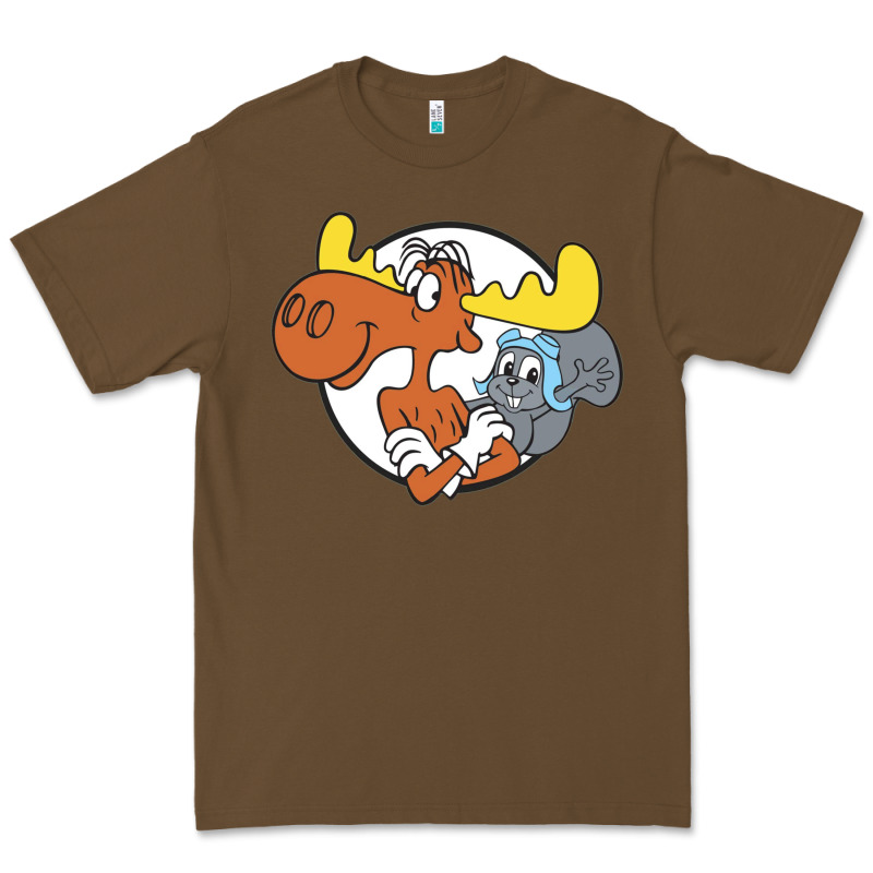Vintage Rocky And Bullwinkle Premium Tee by artisFamous | Teevron
