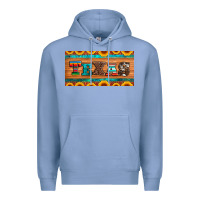Colony Blue texas sunflowers license plate Premium Hoodie - Artiststas