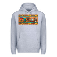 Heather Grey texas sunflowers license plate Premium Hoodie - Artiststas