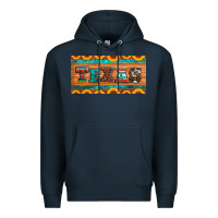 Navy texas sunflowers license plate Premium Hoodie - Artiststas