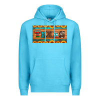 Ocean Blue texas sunflowers license plate Premium Hoodie - Artiststas