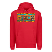 Red texas sunflowers license plate Premium Hoodie - Artiststas