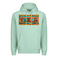Seafoam texas sunflowers license plate Premium Hoodie - Artiststas