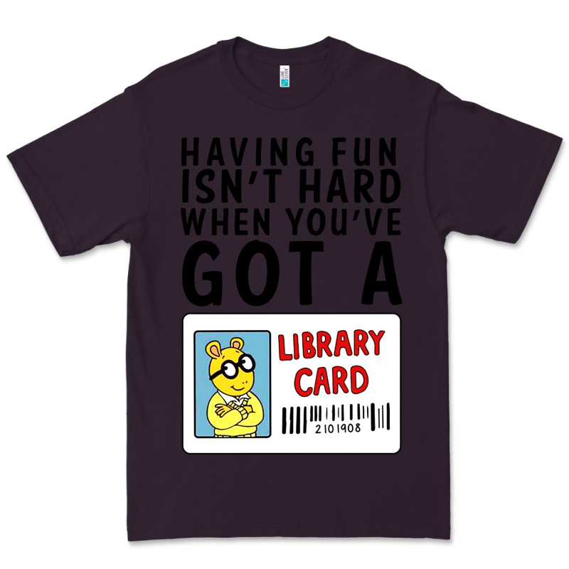 Arthur Library Card Classic Rachelrae09 Premium Tee by artisFamous | Teevron