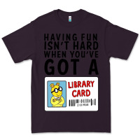 Plum arthur library card classic rachelrae09 Premium Tee - artisFamous