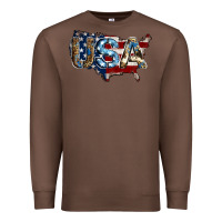 Chestnut usa american flag background Premium Sweatshirt - Jasminsmagicworld