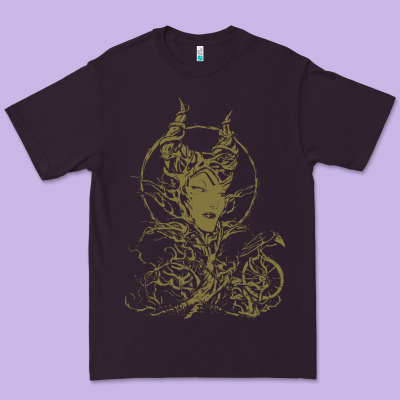 Sleeping Beauty Maleficent Crow Branchesy Premium Tee Designed By Artisfamous