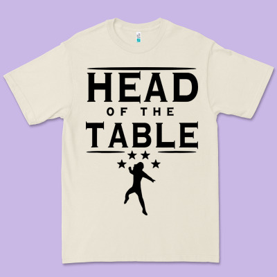 Head Of The Table Premium Tee Designed By Artisfamous