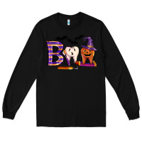 Black dental boo halloween Long Sleeve Tee - LillyAllenDesigns
