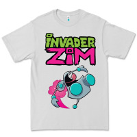 Dove Grey Invader Zim Gir Premium Tee - artisFamous