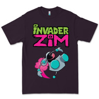 Plum Invader Zim Gir Premium Tee - artisFamous