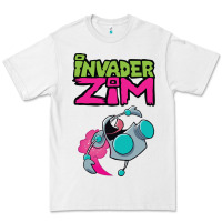 White Invader Zim Gir Premium Tee - artisFamous
