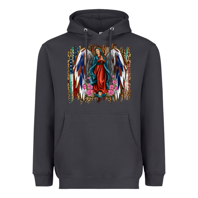 Lady Of Guadalupe Th Of July Heavyweight Hoodie by Jasminsmagicworld | Teevron