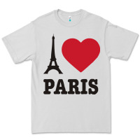 Dove Grey i love paris eiffel tower funny Premium Tee - artisFamous
