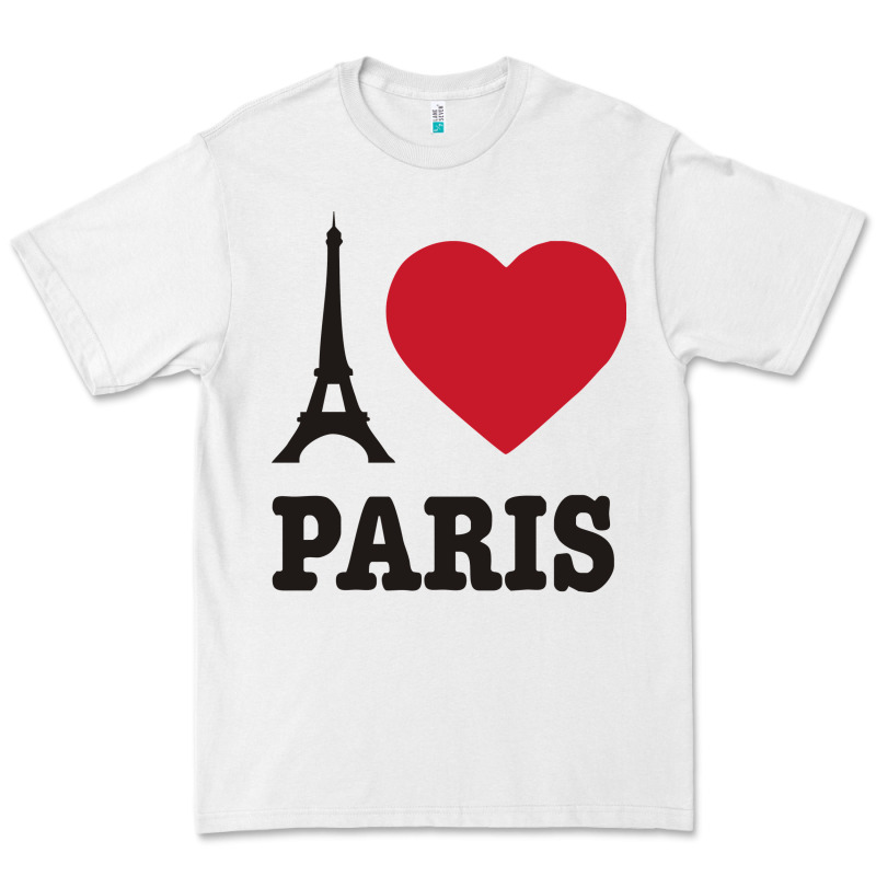 I Love Paris Eiffel Tower Funny Premium Tee by artisFamous | Teevron