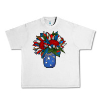 Lunar Rock Patriotic Sunflower in a Jar Urban Heavy Tee - Jasminsmagicworld