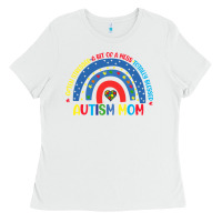 White often stressed a bit of a mess totally blessed aut Ladies Tee - CowhideDigitalArt
