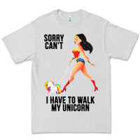Dove Grey wonder woman sorry can't Premium Tee - artisFamous