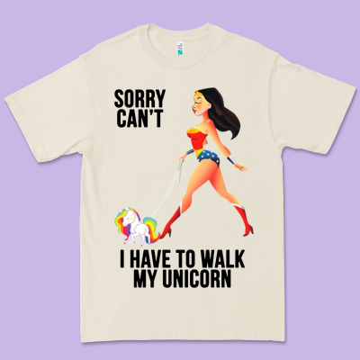Wonder Woman Sorry Can't Premium Tee Designed By Artisfamous