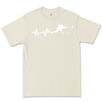 Bone hockey player heartbeat ice Premium Tee - artisFamous