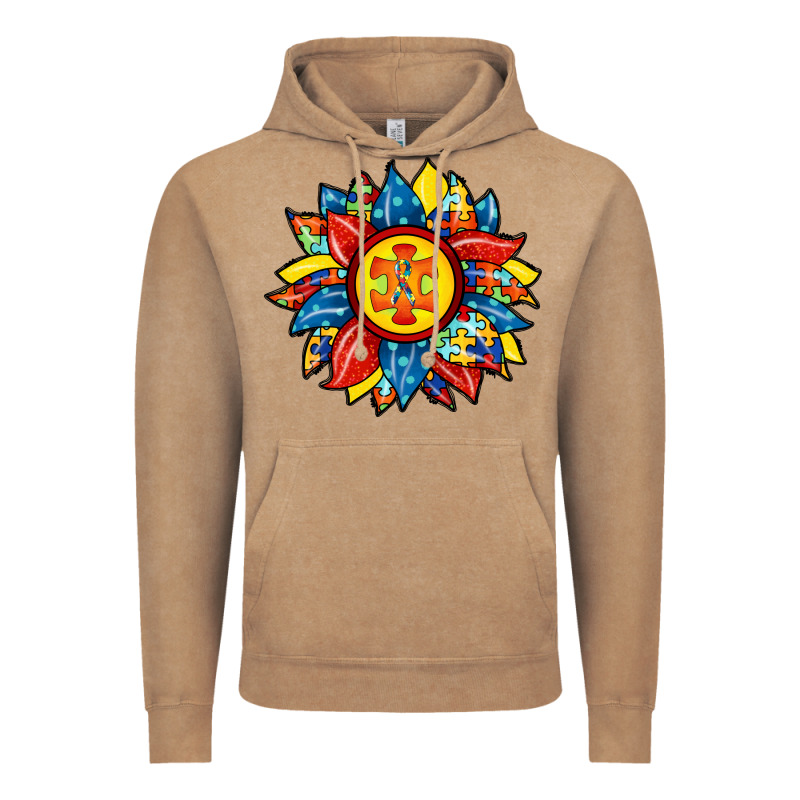 Autism Sunflower Vintage Hoodie by RacoonDesign | Teevron