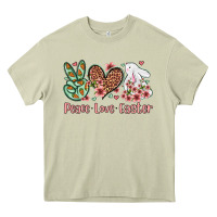 Mossy Easter Day Peace love Easter Heavy Core Tee - OliviaCreatesArt