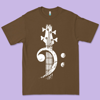 Musical Guitar Bass Premium Tee Designed By Artisfamous