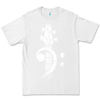 White musical guitar bass Premium Tee - artisFamous