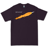 Plum SpaceX Rocket Premium Tee - artisFamous