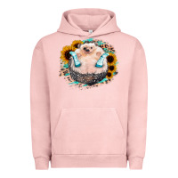 Pigment Salmon Sunflower Leopard Hedgehog Urban Hoodie - Jasminsmagicworld