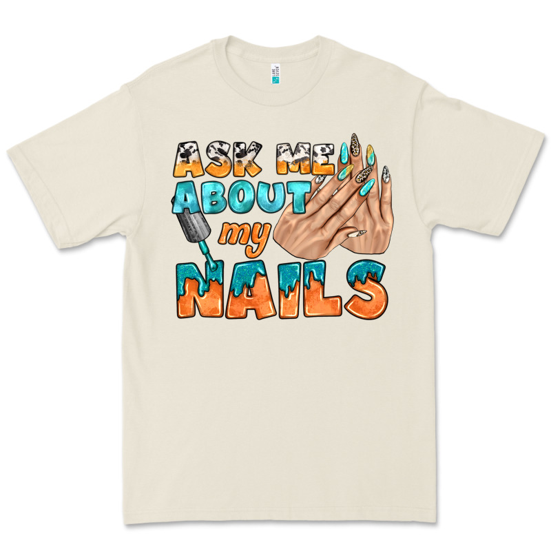 Ask Me About My Nails Bbs Premium Tee by BundleAndBundleShop | Teevron