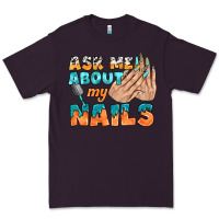 Plum ask me about my nails bbs Premium Tee - BundleAndBundleShop