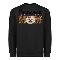 Black western mom pomeranian Heavyweight Sweatshirt - RanaPortraitStore