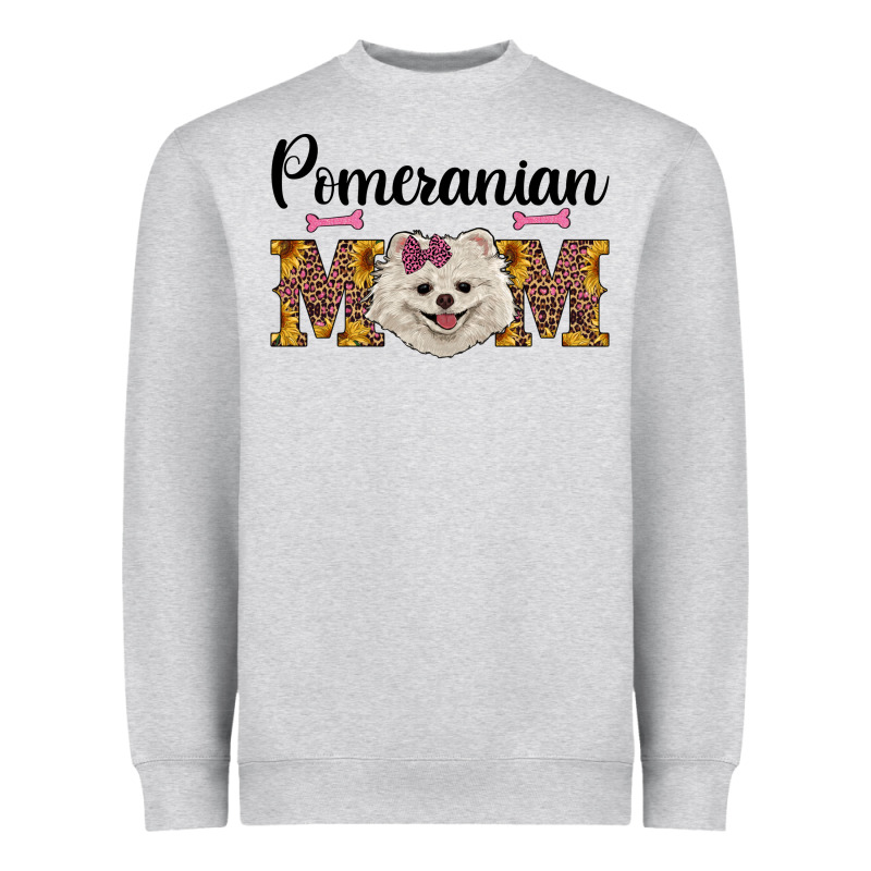 Western Mom Pomeranian Heavyweight Sweatshirt by RanaPortraitStore | Teevron