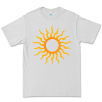 Dove Grey tribal sun Premium Tee - artisFamous