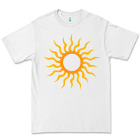 White tribal sun Premium Tee - artisFamous